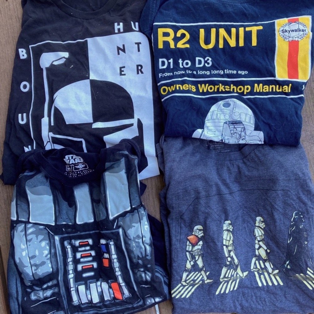 Mens Star Wars Tshirt Bundle size Medium